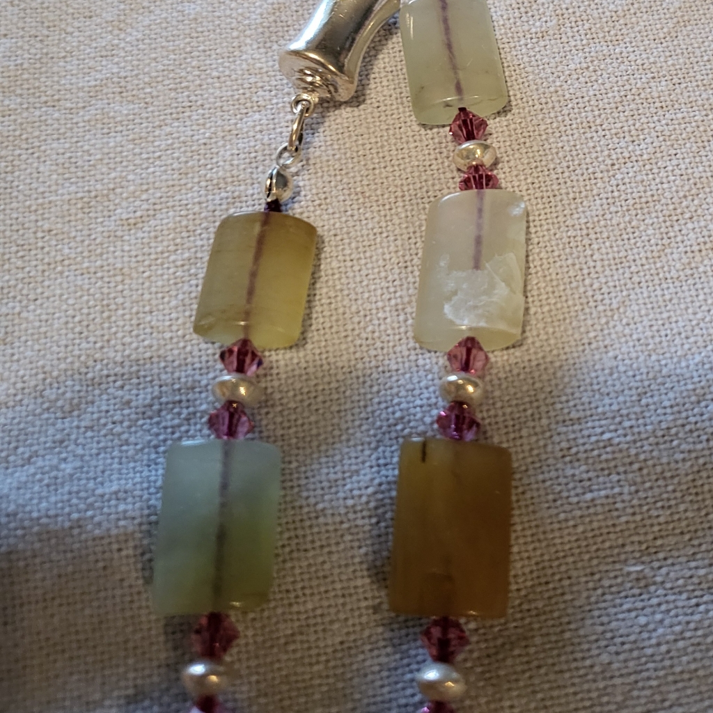 Stone Crystal And Sterling Silver